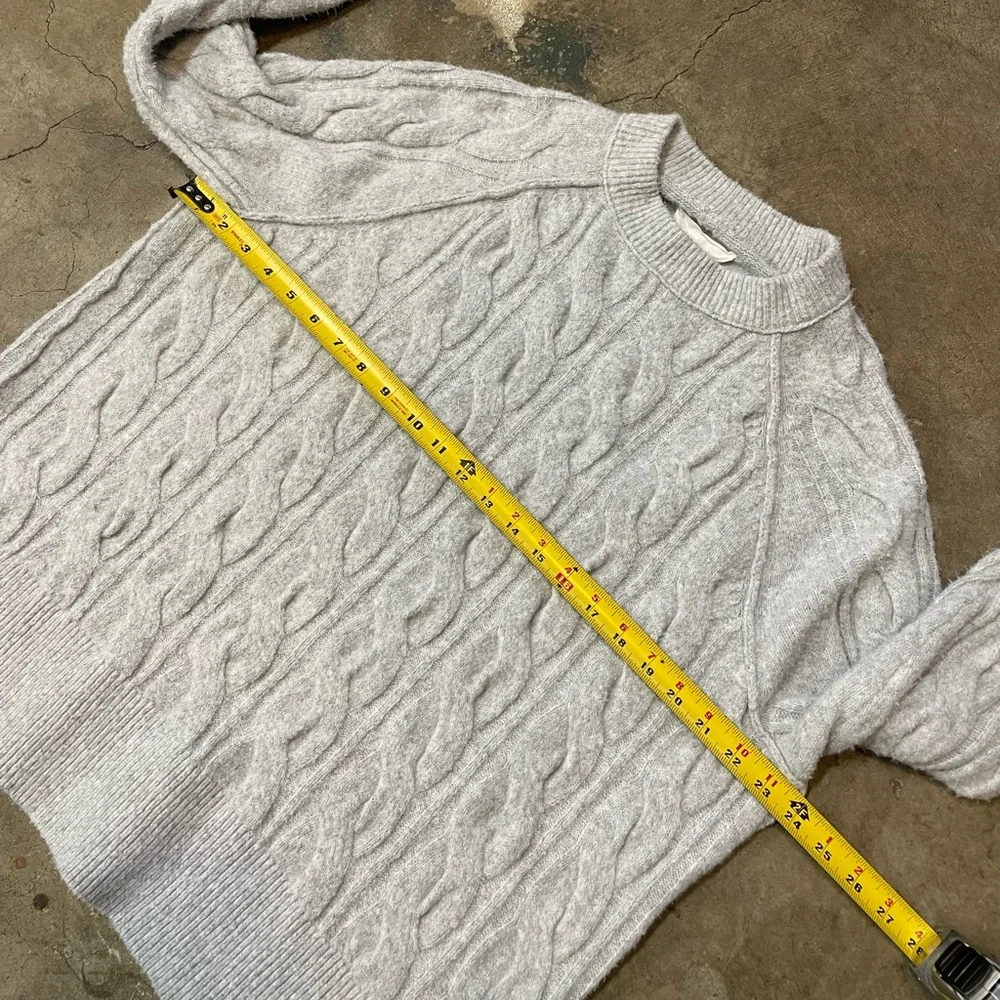 Aerie Unreal Cable Knit Sweater